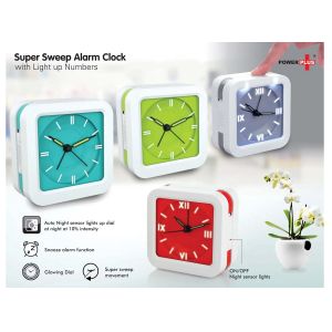 101-A127*Super Sweep alarm clock with Light up 