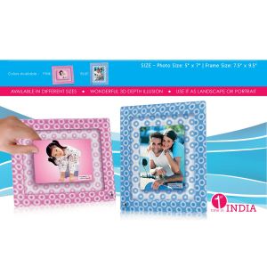 101-D25*Frozen memories 3D photo frame 5 x 7