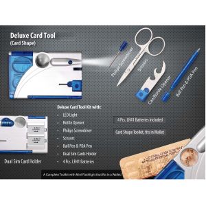 101-G05*Deluxe Card Tool Kit Card Shape