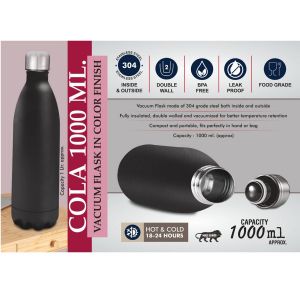 101-H311*Cola 1000 Ml Vacuum Flask In Color Finish