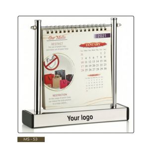 362024MS53*S.S. JULA CALENDER STAND WITH PAPER 12 MONTHS CALENDER