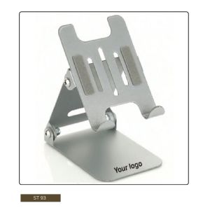 362024ST93*GREY COLOR MULTI ANGLE MOVABLE METAL MOBILE STAND