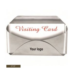 362024ST97*ENVELOP STEEL TABLE TOP CARD HOLDER