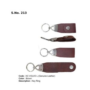 KC VOLVO L*Key Ring  Genuine Leather