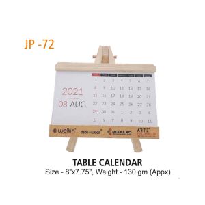 5202472*JP72 WOODEN TABLE CALENDAR