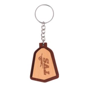 52024K5*K5 WOODEN KEYCHAIN 