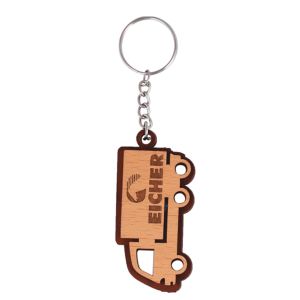 52024K6*K6 WOODEN KEYCHAIN 