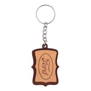 52024K9*K9 WOODEN KEYCHAIN 