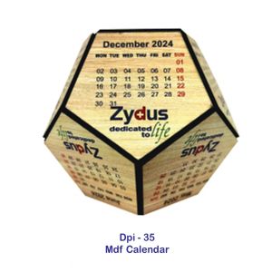 53202435*NEW DESIGN 12 SIDE MDF CALENDAR