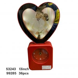 BNI-53243 (36)-HEART MAGIC MIRROR WITH CLOCK