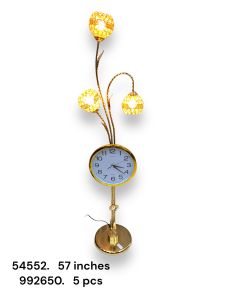 BNI-54552 (5)-FLOOR LAMP WITH CLOCK