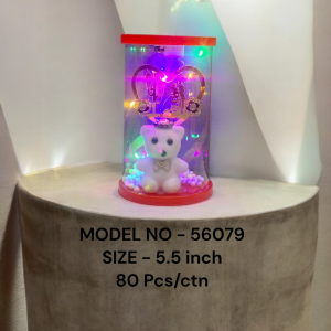 BNI-56079 (80)-GLASS LIGHT TEDDY