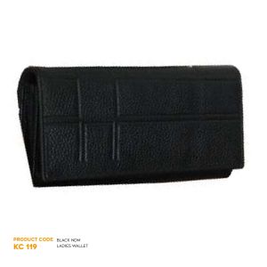 822024119*BLACK NDM LADIES WALLET