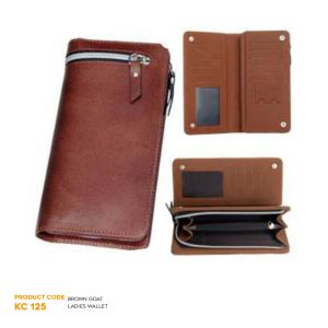 822024125*BROWN GOAT LADIES WALLET