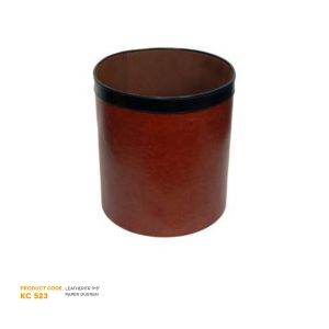 822024523*LEATHERETTE 9*8" PAPER DUSTBIN