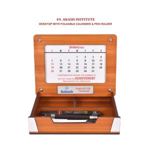 96202449*DESKTOP WITH FOLDABLE CALENDER & PEN HOLDER