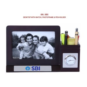 96202488*DESKTOP WITH WATCH PHOTOFRAME & PEN HOLDER