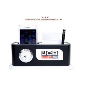 96202490*DESKTOP WITH WATCH MOBILE STAND MEMOPAD & PEN