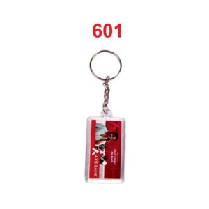 DA6012024*CRYSTAL DIGITAL STICKER KEYCHAIN WITH GOOD QUALITY RING