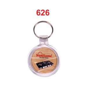 DA6262024*CRYSTAL DIGITAL STICKER KEYCHAIN WITH GOOD QUALITY RING