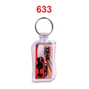 DA6332024*CRYSTAL DIGITAL STICKER KEYCHAIN WITH GOOD QUALITY RING