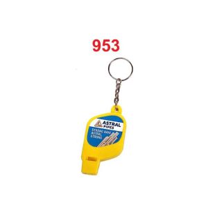 DA9532024*ABS WHISTLE KEYCHAINS WITH GOOD QUALITY RING